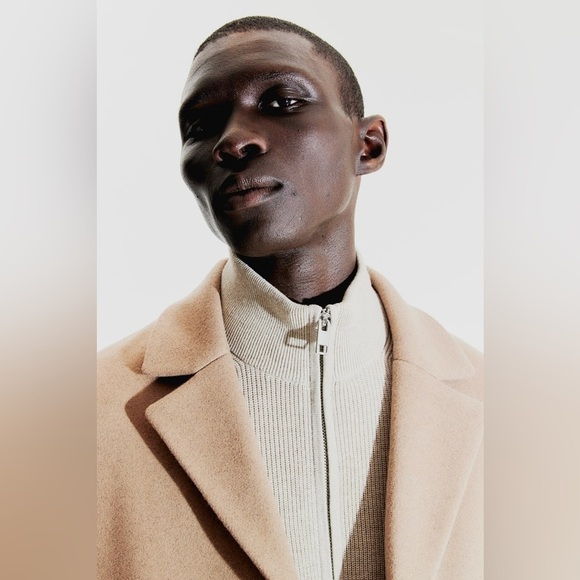 H&M WOOL-BLEND COAT size medium - Picture 3 of 8